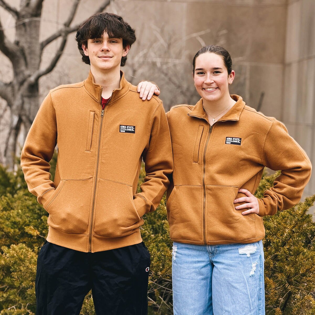 Gear Iowa State Cyclones Brown Full-Zip Jacket (was $74.99)